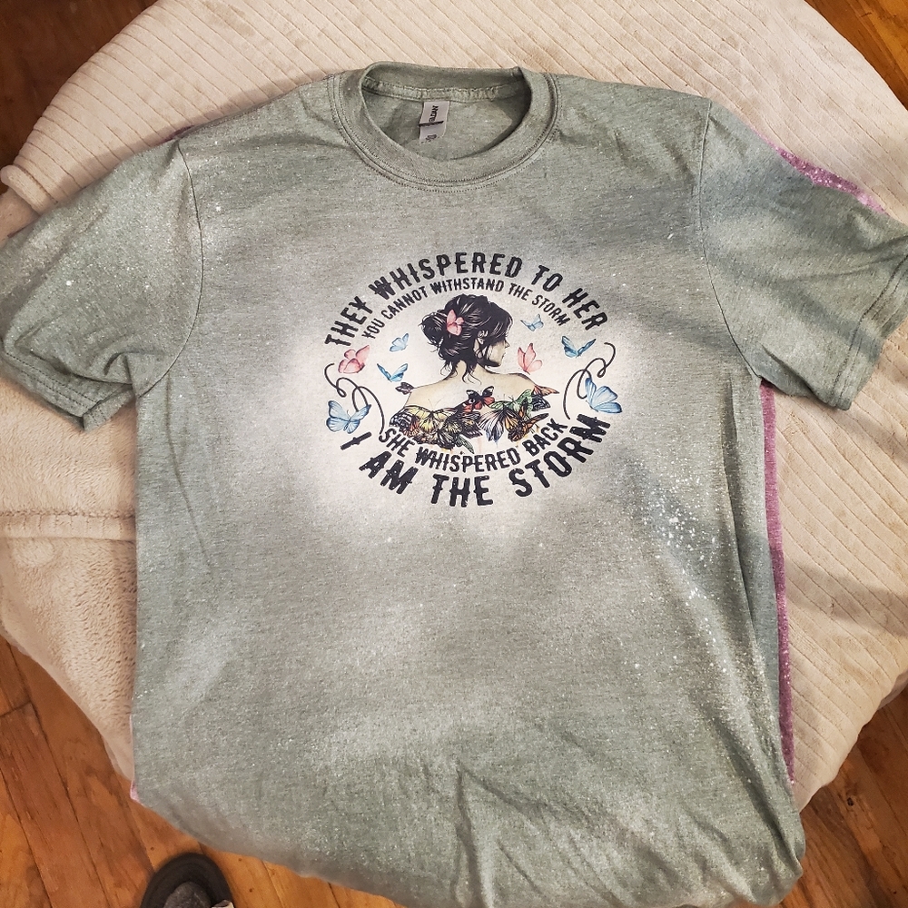 Stronger than the storm custom tshirt.